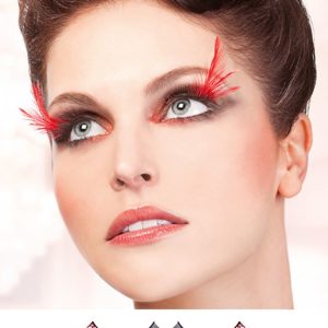 624_edit__59791_zoom Black-Red Feather Eyelashes - BE624