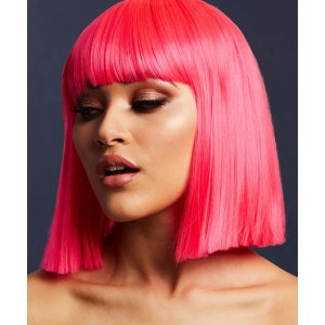 70282__05863_zoom Fever Lola Wig, Neon Pink - FV70282
