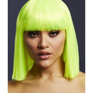 70284__09470_zoom Fever Lola Wig, Neon Lime - FV70284