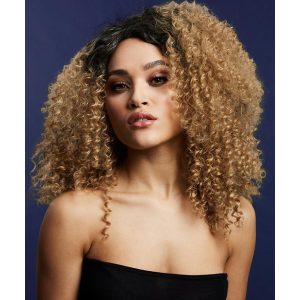 Fever Lizzo Wig, Caramel - FV72099
