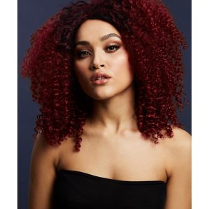 72101__70252_zoom Fever Lizzo Wig, Plum - FV72101