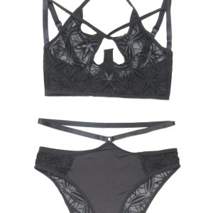 Coquette - Halter Bra With Full Back Panty  - CQ7228