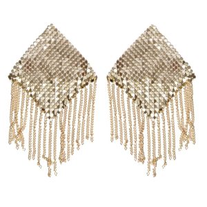 7252-lf__46506_zoom Coquette - Chain Mail Pasties With Fringe - CQ7252