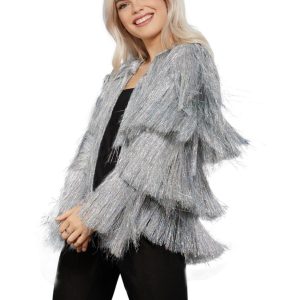 74002_A1__70868_zoom Fever Tinsel Festival Jacket, Silver - FV74002