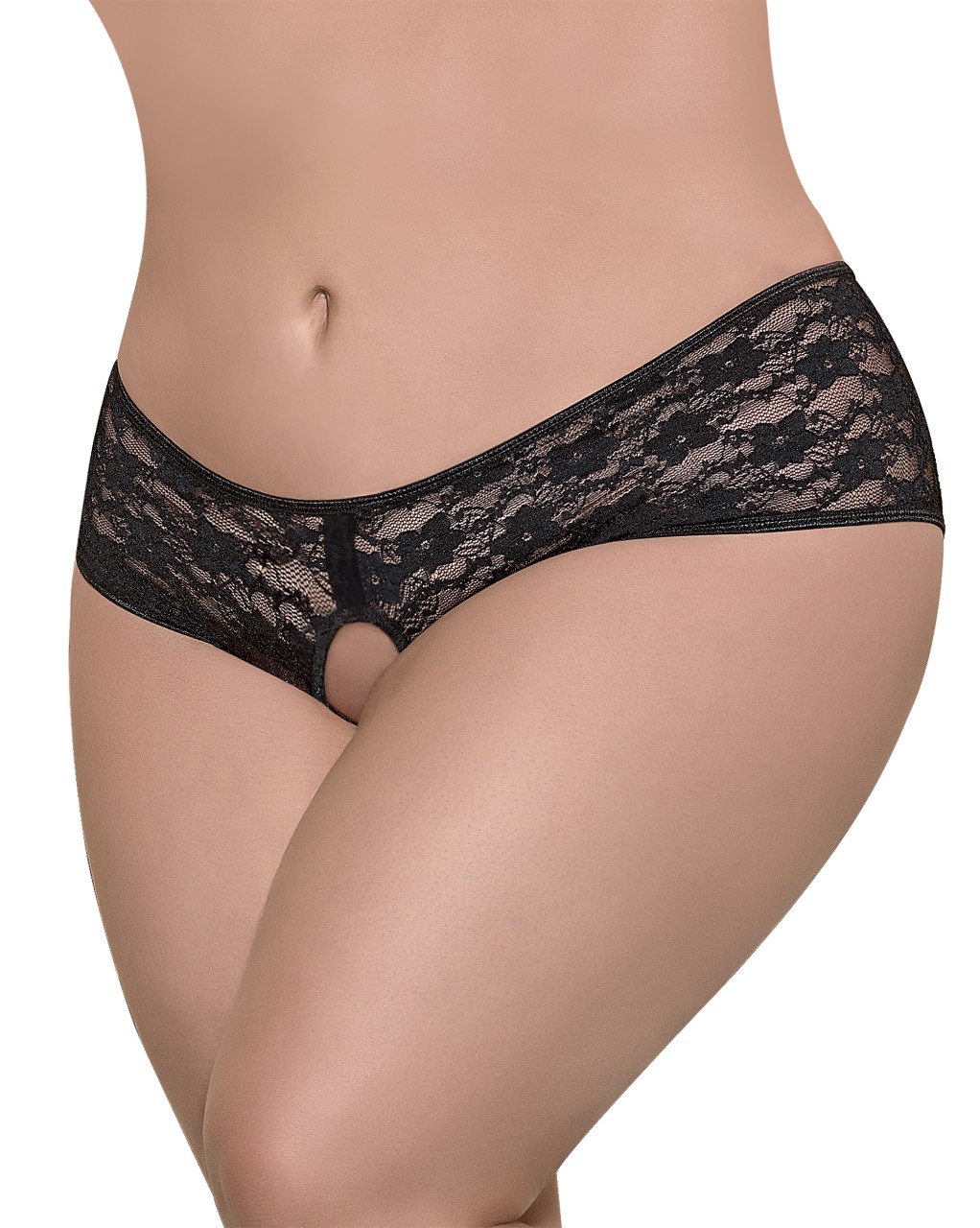 Exposed - Lace Split Back Boy Short - MSB303 - Image 2