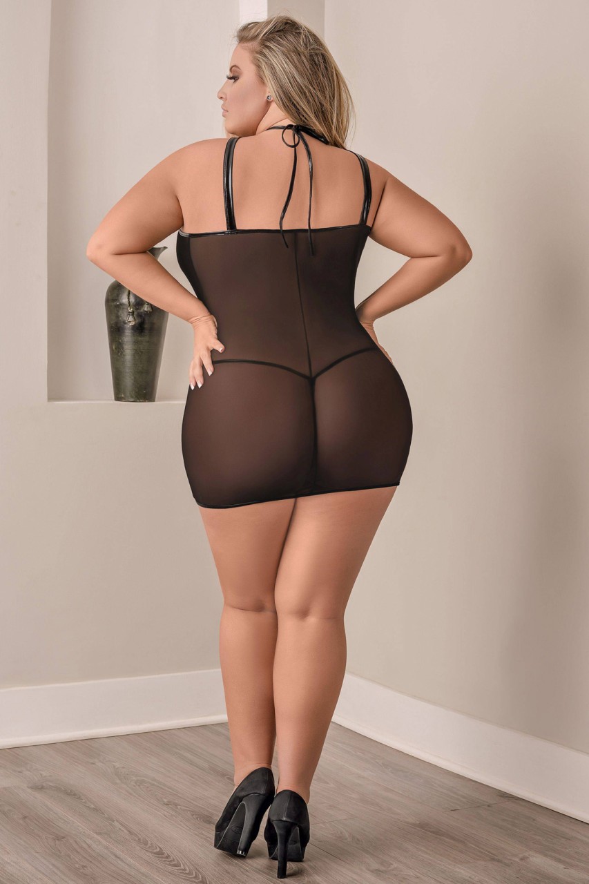 Strappy Chemise & G-String - MSB576