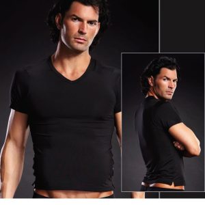 Microfibre V-Neck Tee - BLM007
