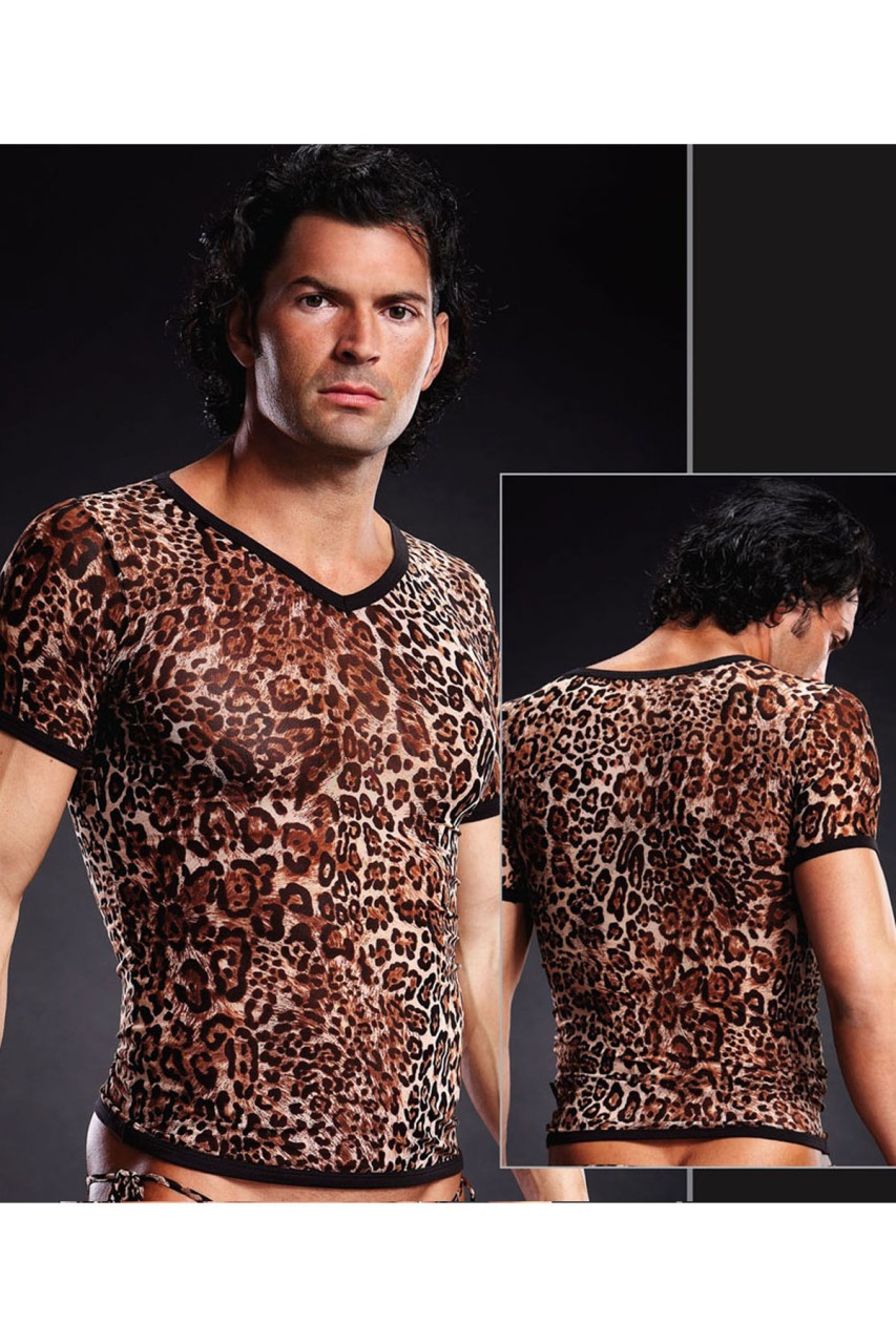 Mesh V-Neck Tee - BLM020 - Image 2