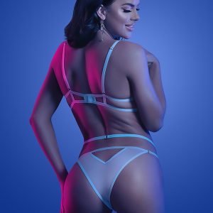 GL2130-BackProductImages-web__48546_zoom Fantasy Lingerie - PRISMATIC Iridescent glow-in-the-dark cut-out cup bra & adjustable cage panty - FL-GL2130