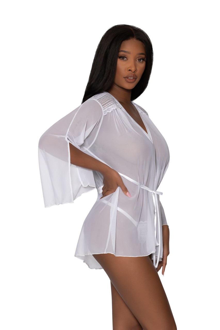 Flowing Short Robe - MSM288 - Image 4