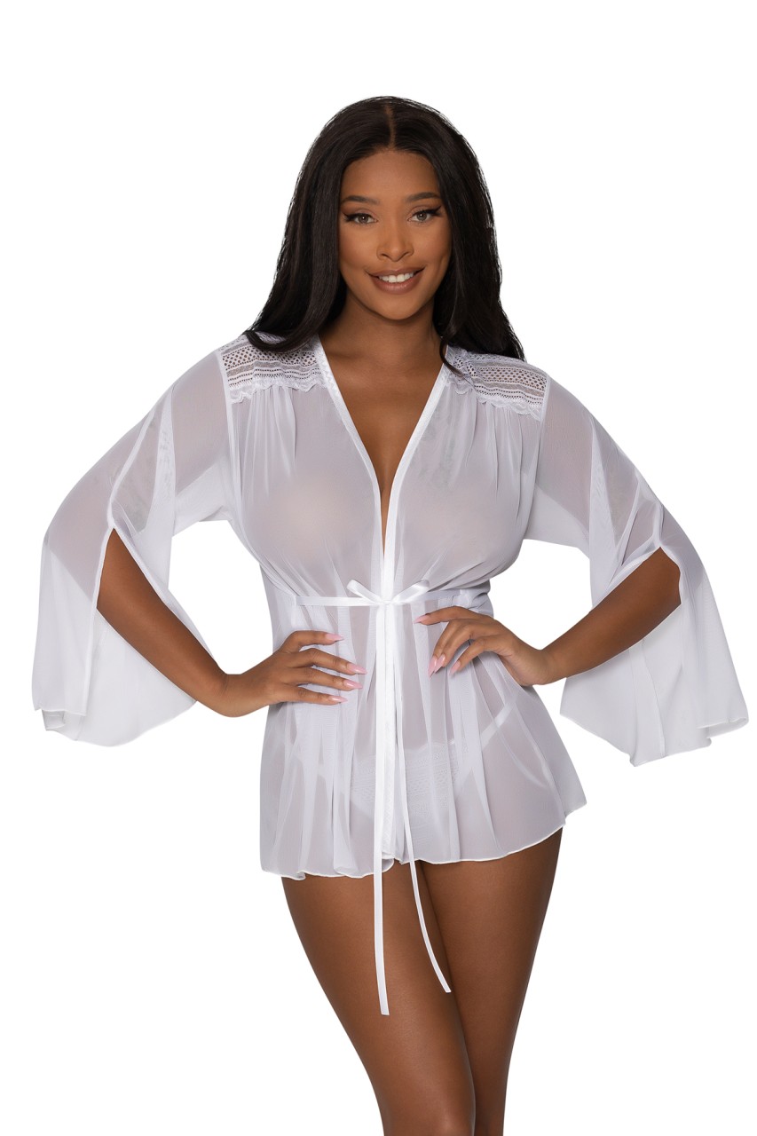 Flowing Short Robe - MSM288 - Image 3
