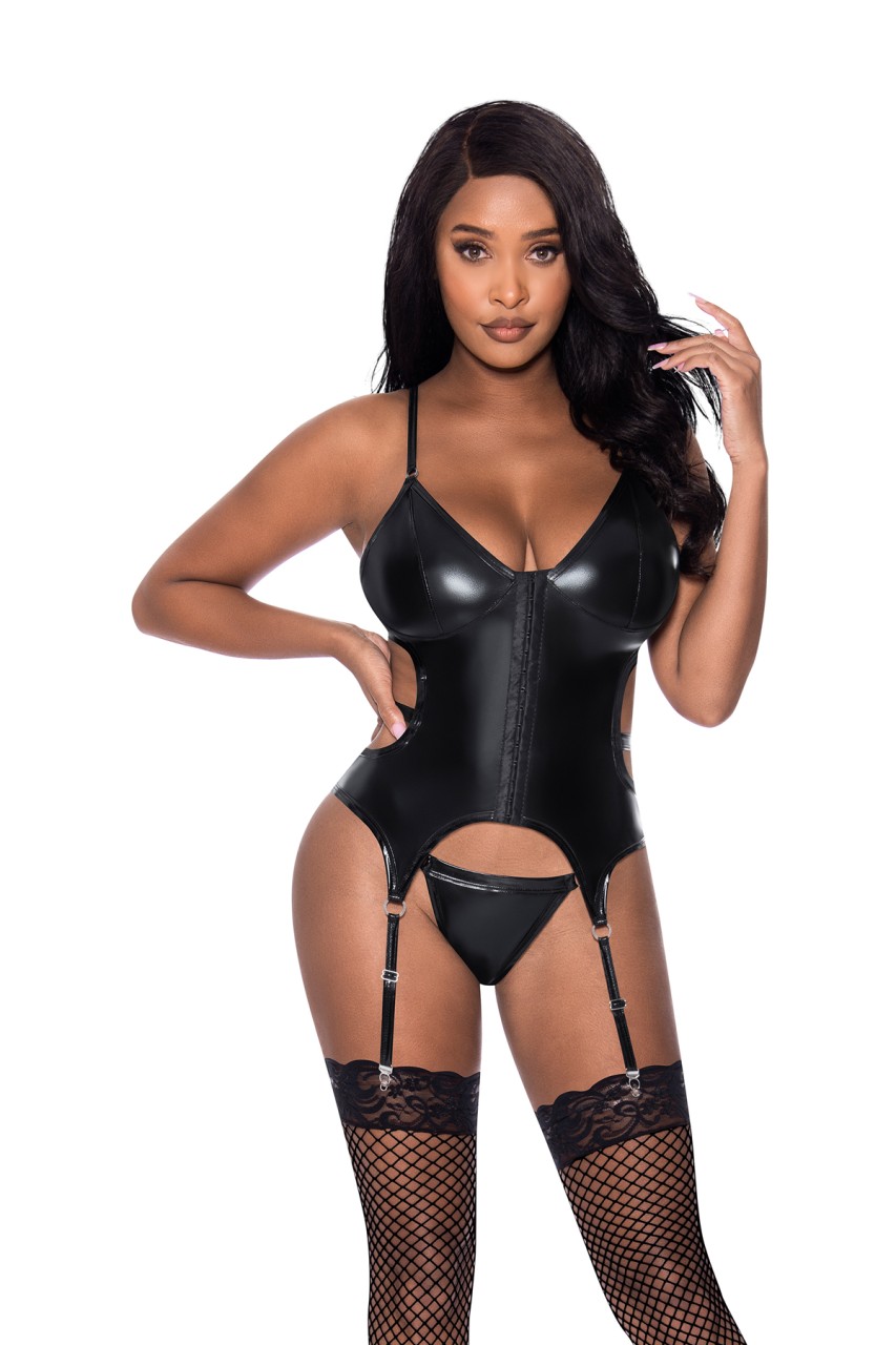 Exposed - Basque & Cheeky Panty - MSM319 - Image 3