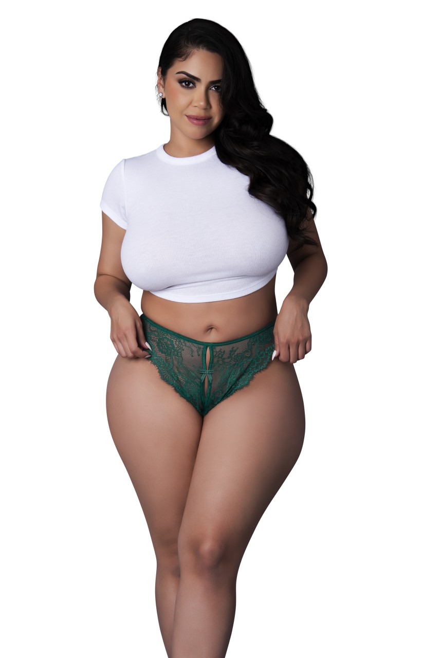 Exposed - Exposed Split Crotch Panty - MSP449 - Image 2