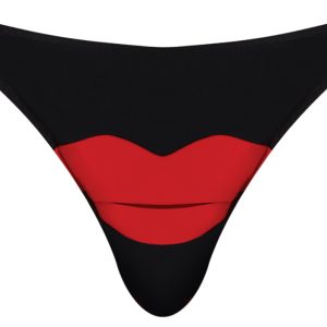 PAK703BK_ISO___56521_zoom Hot Lips Bikini - MPPAK703