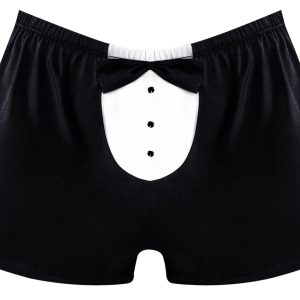 PAK714BK_ISO___58175_zoom Tuxedo Boxer - MPPAK714