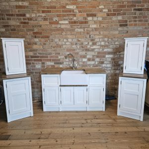 Kitchen Package deal with sink unit and cooker units-25mm oak- IN STOCK AND READY TO GO